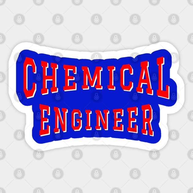 Chemical Engineer in Red Color Text Sticker by The Black Panther